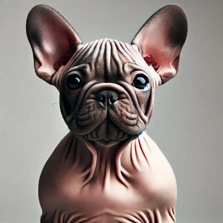 A hairless French Bulldog named 'Harry
