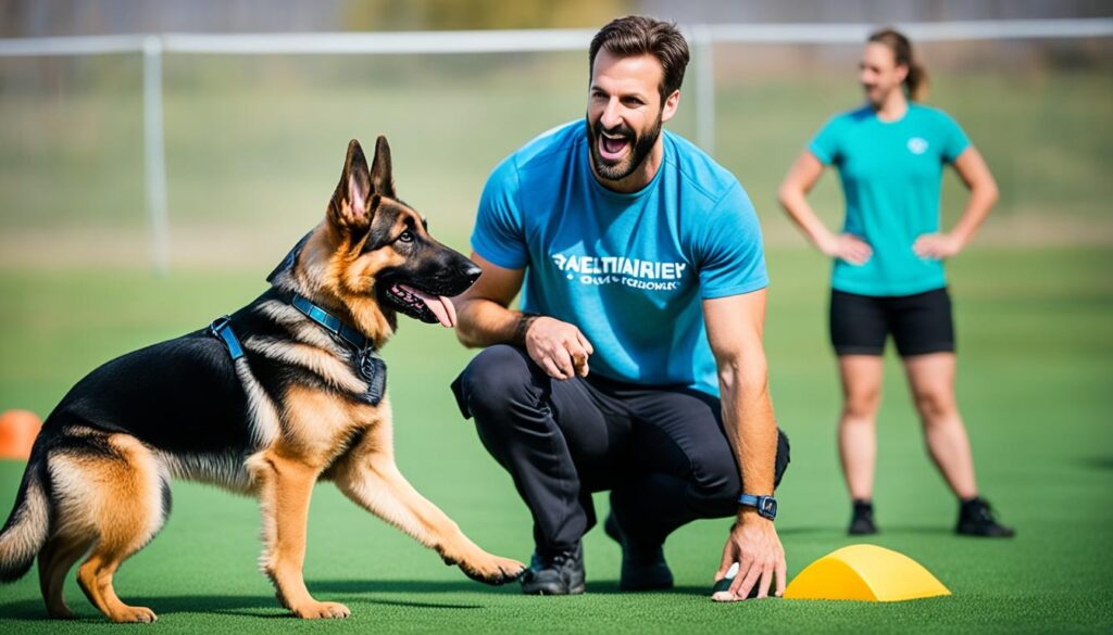 German Shepherd puppy training