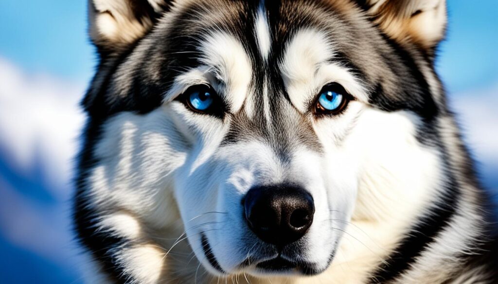 Majestic Alaskan Malamute Husky Mix