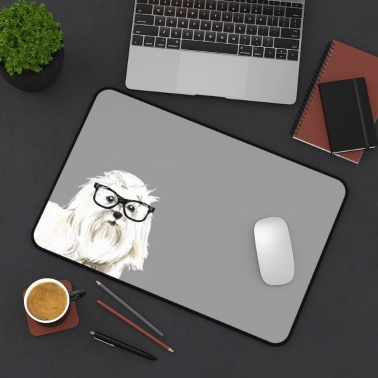 Maltese Desk Mat