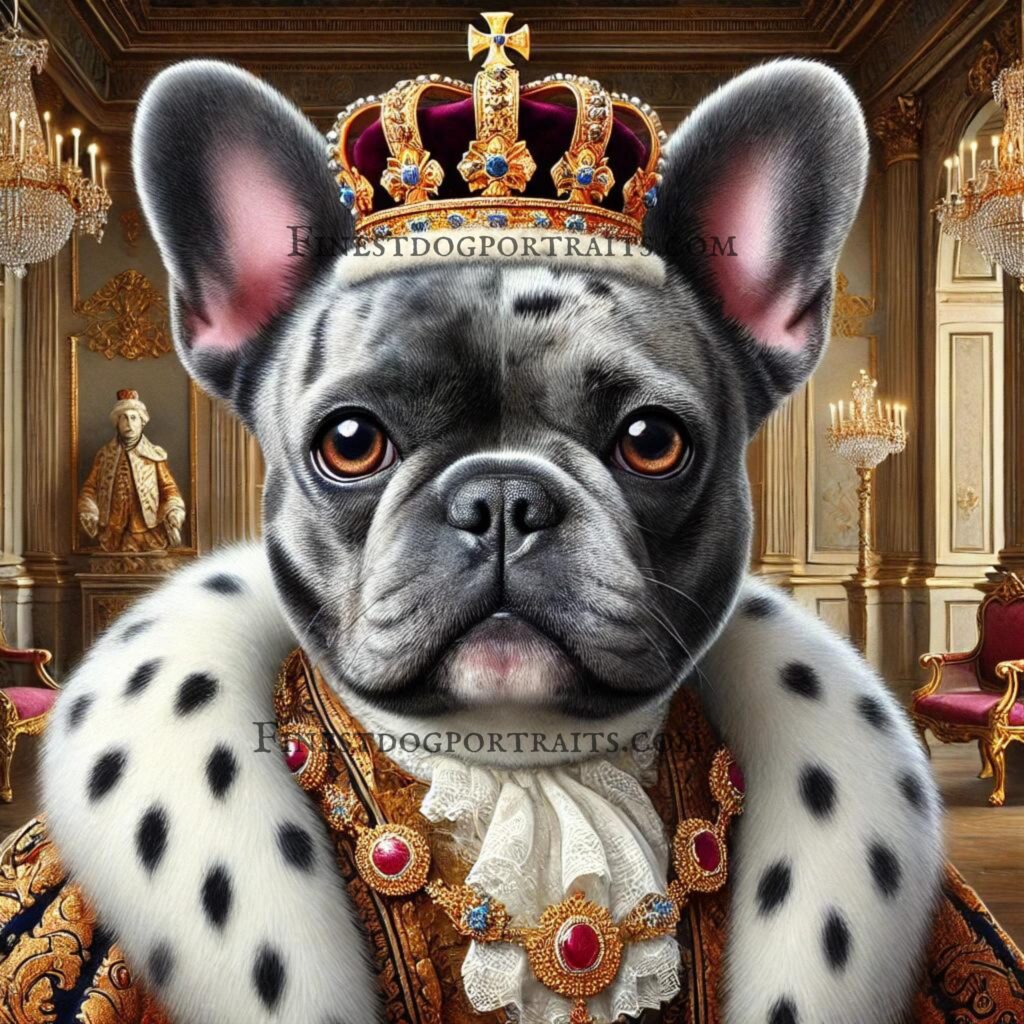 Merle French Bulldog Renaissance Art Finest Dog Portraits