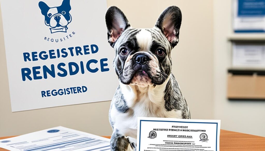 Merle French Bulldog registration