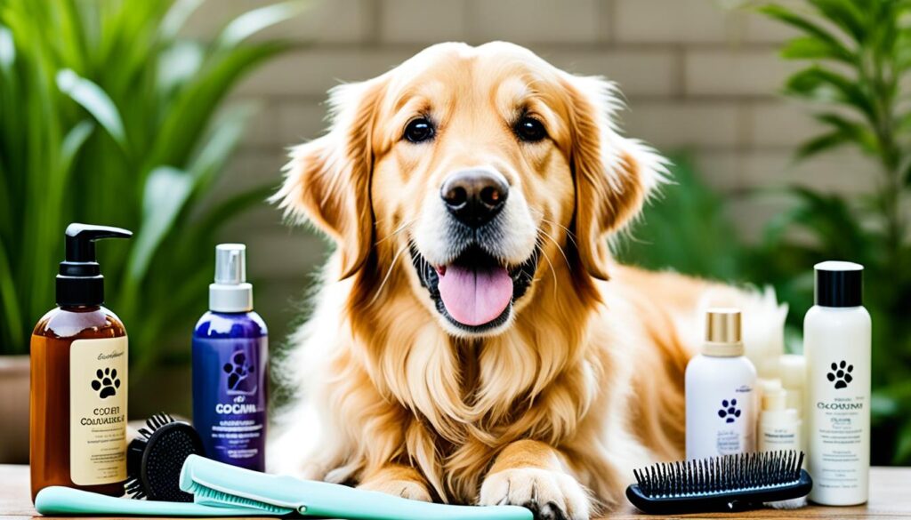 Mini Golden Retriever grooming essentials