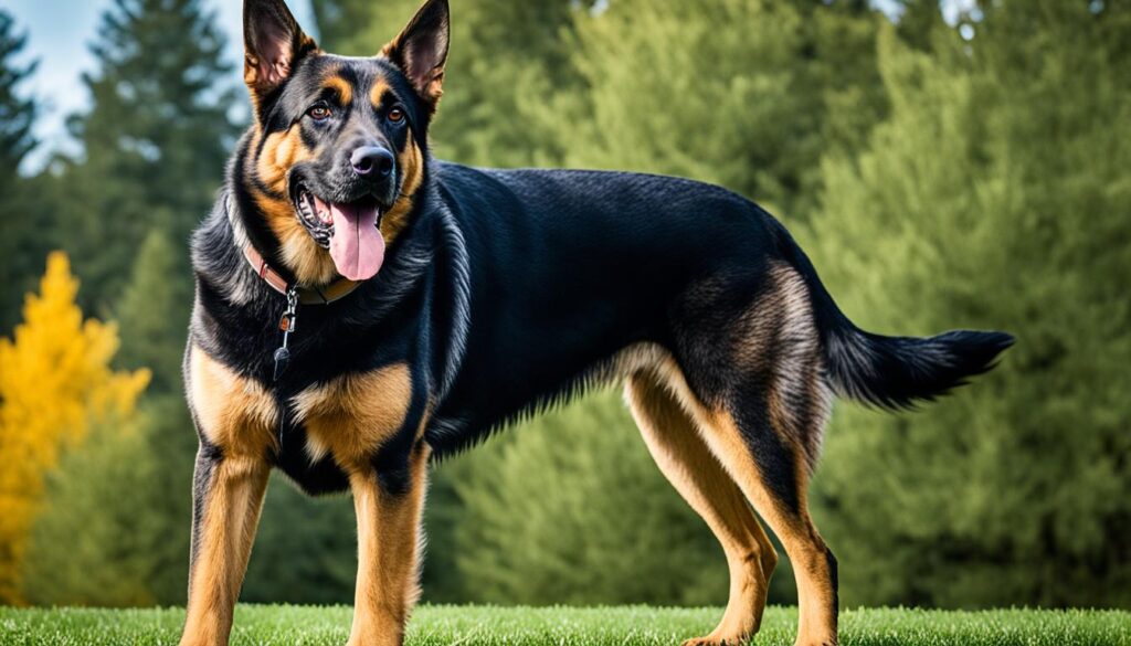 Pitbull German Shepherd Mix