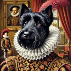 scottish terrier Renaissance Art Finest Dog Portraits