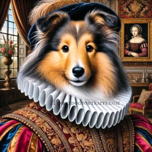 Shetland Sheepdog Renaissance Art Finest Dog Portraits