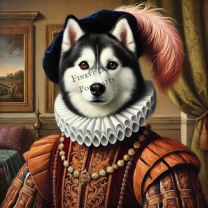 Siberian Husky Renaissance Art Finest Dog Portraits