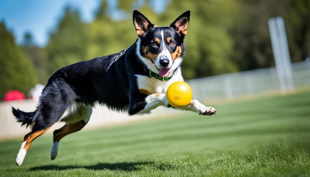 agile working dog