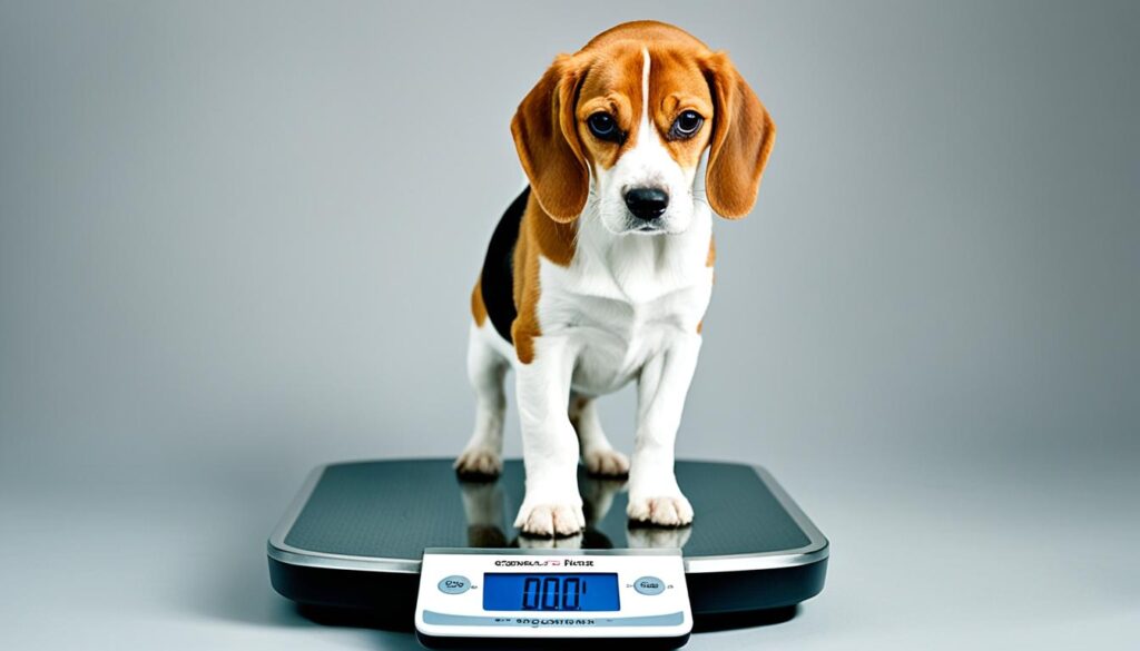 monitoring Beagle weight