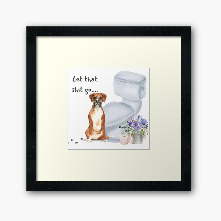 Boxer-framed-art-print