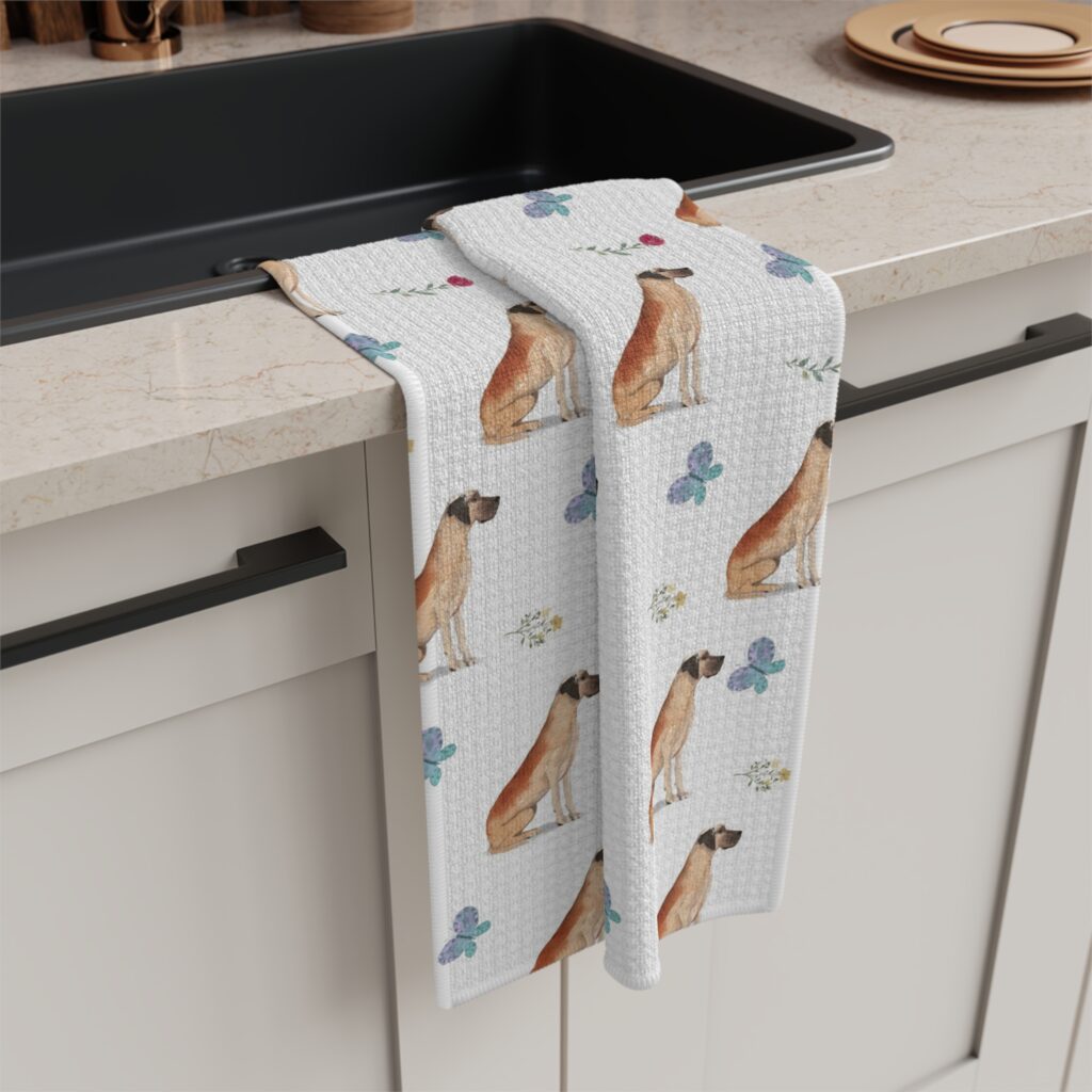 Great Dane Tea Towel