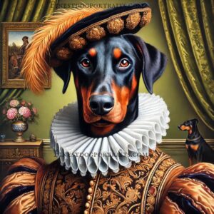 Doberman Renaissance Dog Finest Dog Portraits