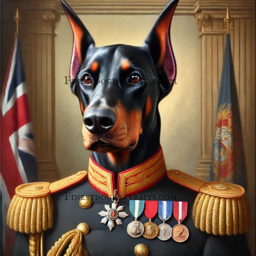 Doberman Renaissance Dog Finest Dog Portraits