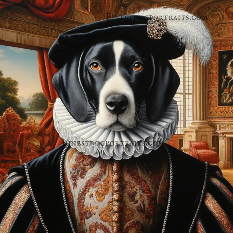 English Pointer Renaissance Dog Finest Dog Portraits