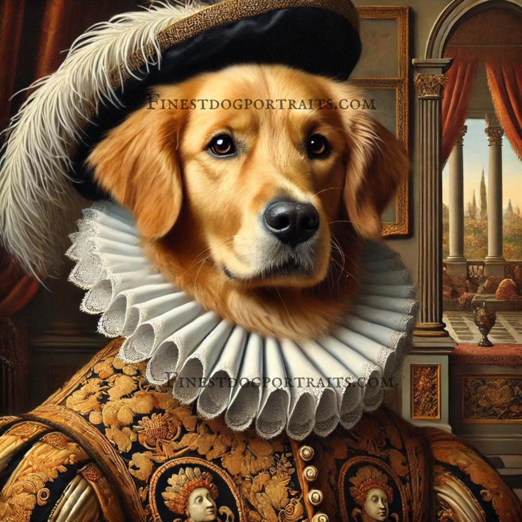 Golden Retriever Renaissance Dog Finest Dog Portraits