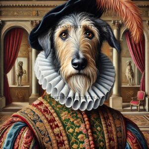 Irish Wolfhound Renaissance Art Finest Dog Portraits