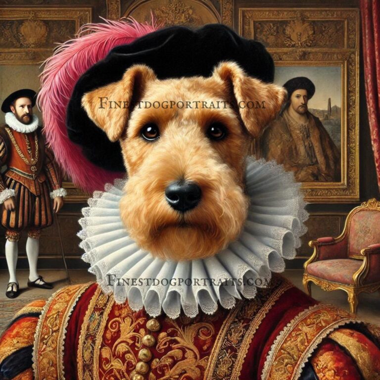 Lakeland Terrier Renaissance Dog Finest Dog Portraits