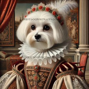 Maltese Renaissance Art Finest Dog Portraits