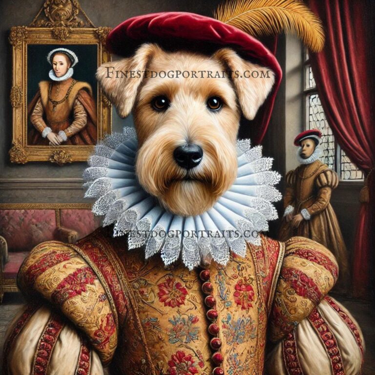 Wheaten Terrier Renaissance Dog Finest Dog Portraits