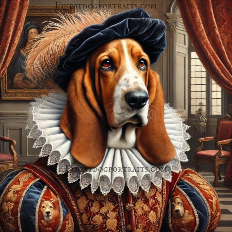 Basset Hound Renaissance Dog Finest Dog Portraits