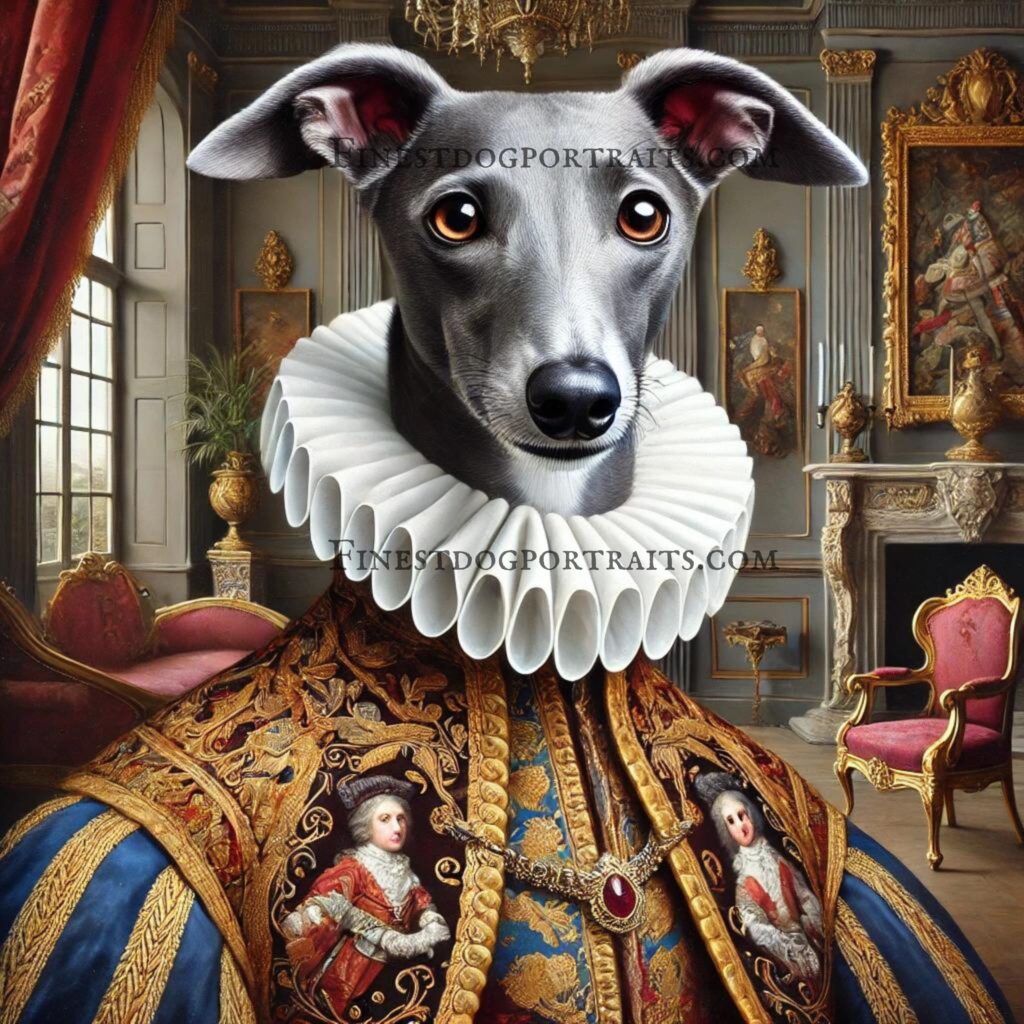 Italian greyhound renaissance paintings fashion