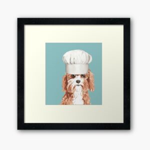 Cavapoo Cavoodle-framed-art-print