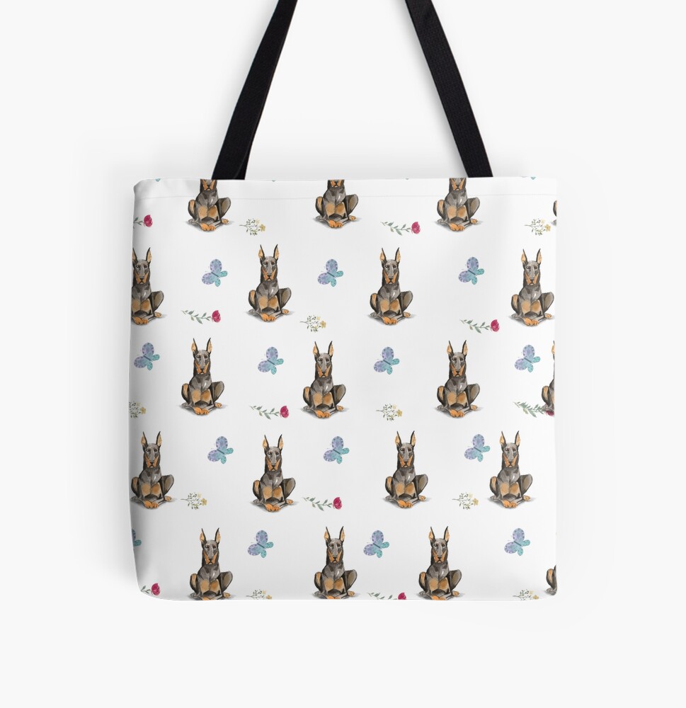 Doberman Tote Bag