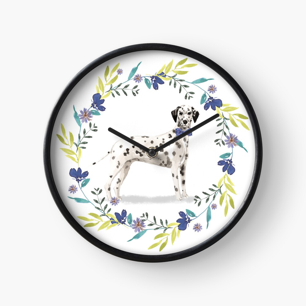 Dalmatian-clock