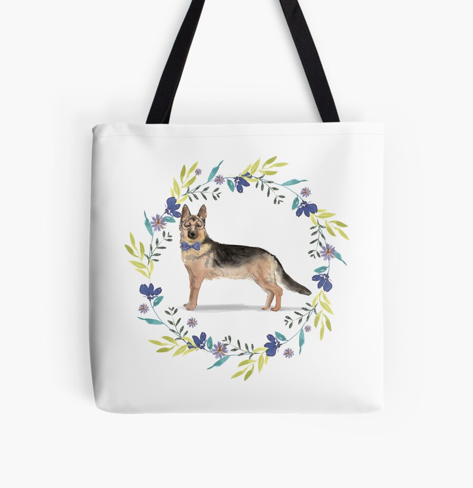 German Shepherd Tote Bag